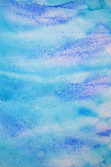 Image showing Abstract watercolor background on paper texture 