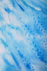 Image showing Abstract watercolor background on paper texture 