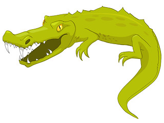 Image showing Cartoon Character Crocodile