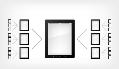 Image showing Set of Tablet PC