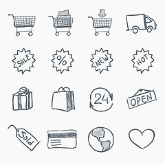 Image showing Sketch Icon Set