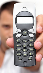 Image showing Man and Phone