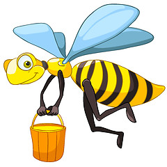 Image showing Cartoon Character Bee