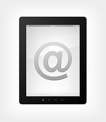 Image showing Email Concept. Tablet PC