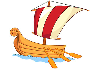 Image showing Cartoon Ship