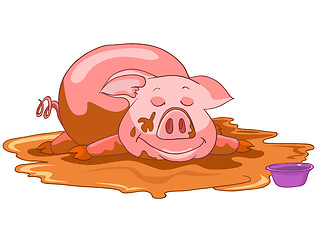 Image showing Cartoon Character Pig
