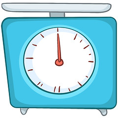 Image showing Cartoon Home Kitchen Scales