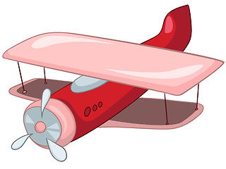 Image showing Cartoon Airplane