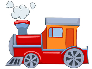 Image showing Cartoon Train