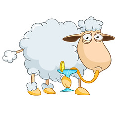 Image showing Cartoon Character Sheep