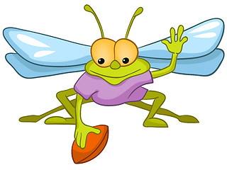 Image showing Cartoon Character Fly