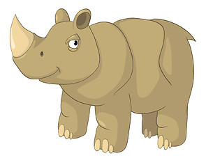 Image showing Cartoon Character Rhino