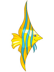 Image showing Cartoon Character Fish