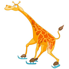 Image showing Cartoon Character Giraffe