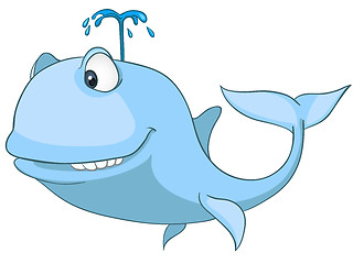 Image showing Cartoon Character Whale