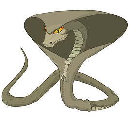 Image showing Cartoon Character Snake