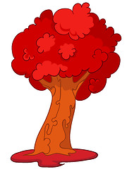 Image showing Cartoon Tree