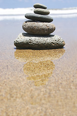 Image showing Beach Zen