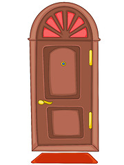 Image showing Cartoon Home Door