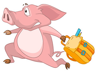 Image showing Cartoon Character Pig