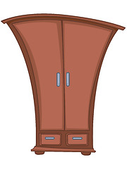 Image showing Cartoon Home Furniture Wardrobe