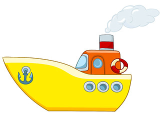Image showing Cartoon Ship