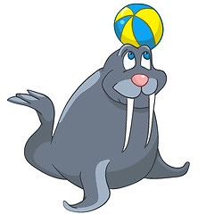 Image showing Cartoon Character Seal