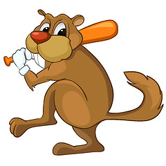 Image showing Cartoon Character Beaver