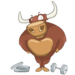 Image showing Cartoon Character Bull