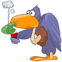 Image showing Cartoon Character Griffon Vulture