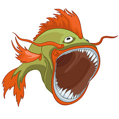 Image showing Cartoon Character Fish