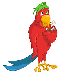 Image showing Cartoon Character Parrot
