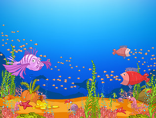 Image showing Ocean Underwater World