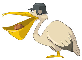 Image showing Cartoon Character Pelican