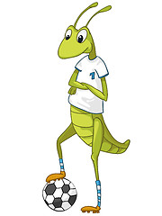 Image showing Cartoon Character Grasshooper