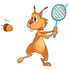 Image showing Cartoon Character Squirrel