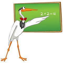 Image showing Cartoon Character Heron