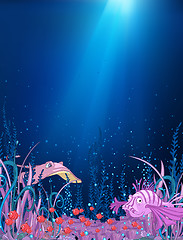 Image showing Ocean Underwater Cartoon