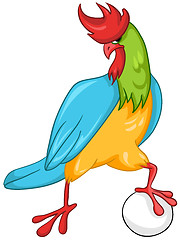 Image showing Cartoon Character Cock