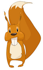 Image showing Cartoon Character Squirrel