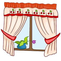 Image showing Cartoon Home Window