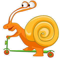 Image showing Cartoon Character Snail