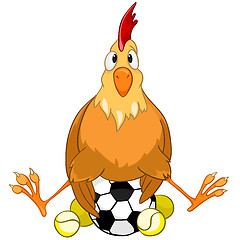 Image showing Cartoon Character Chicken