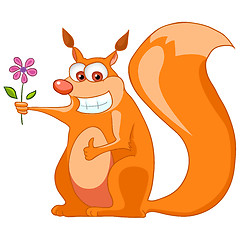 Image showing Cartoon Character Squirrel