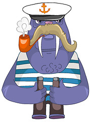 Image showing Cartoon Character Walrus