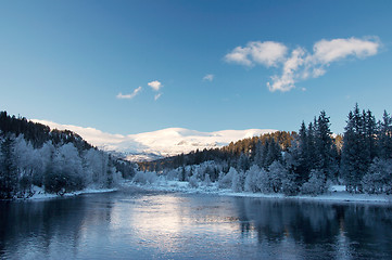 Image showing Mountain winter landscape