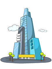 Image showing Cartoon Skyscraper