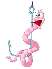 Image showing Cartoon Character Worm