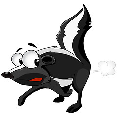 Image showing Cartoon Character Skunk