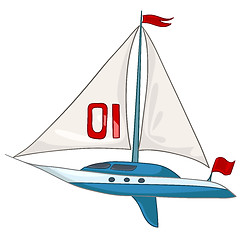 Image showing Cartoon Ship